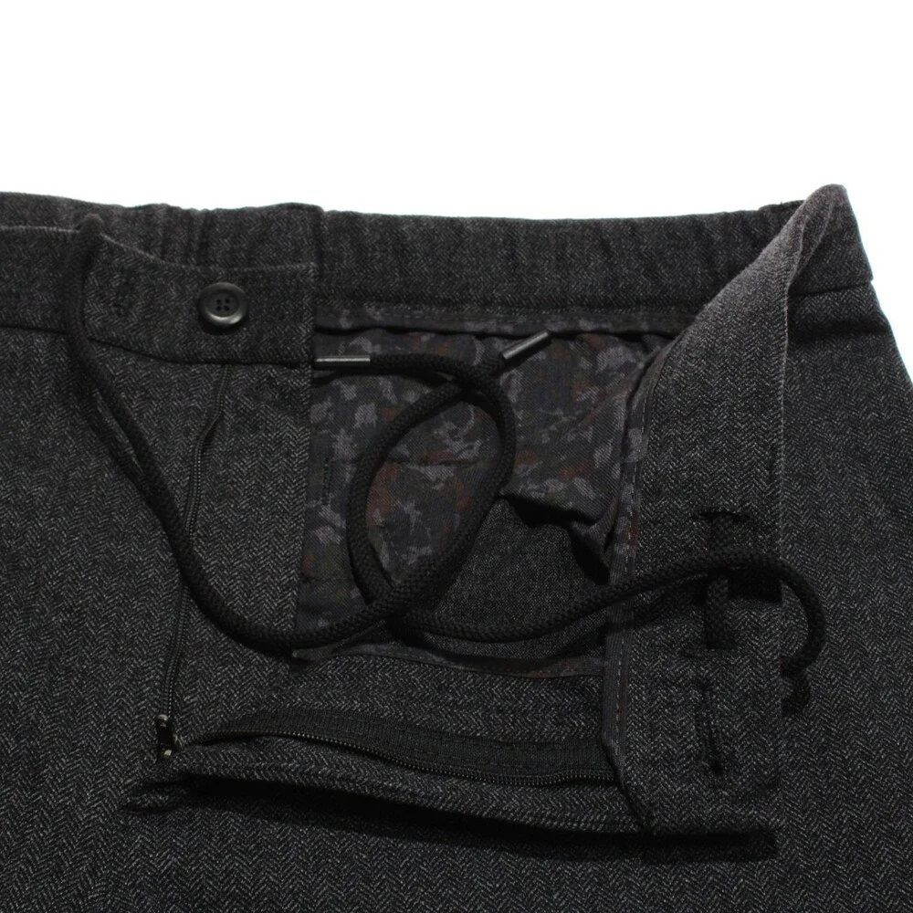 Alberto NWT Jump Cozy Jersey Casual Pants Size 36 US Slim Fit Gray Viscose Blend